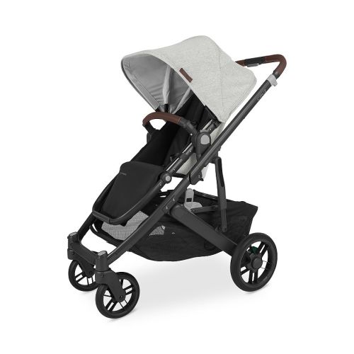 Cruz V2 Stroller- white and grey chenille