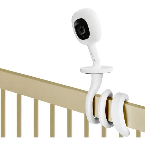 Baby Monitor Mount Compatible with Nanit Flex Travel Stand - White