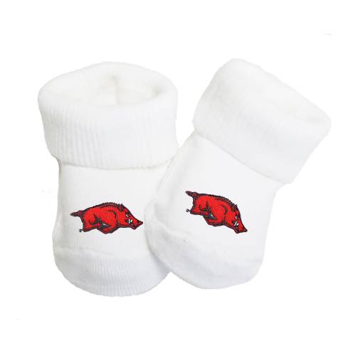 Arkansas Razorbacks Baby Toe Booties