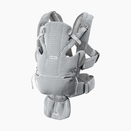 BabyBjörn Baby Carrier Free with Pocket Pouch Bundle - Gray/Gray