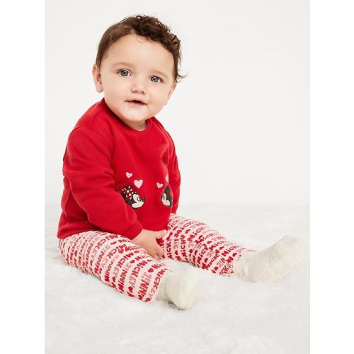 Disney© Minnie and Mickey Mouse Sweatshirt and Leggings Set | Size: 0-3m