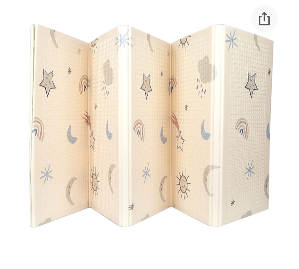 Reversible Floor Mat - Rainbows & Sky