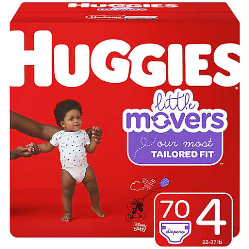 Huggies® Little Movers® Size 4 70-Count Disposable Diapers
