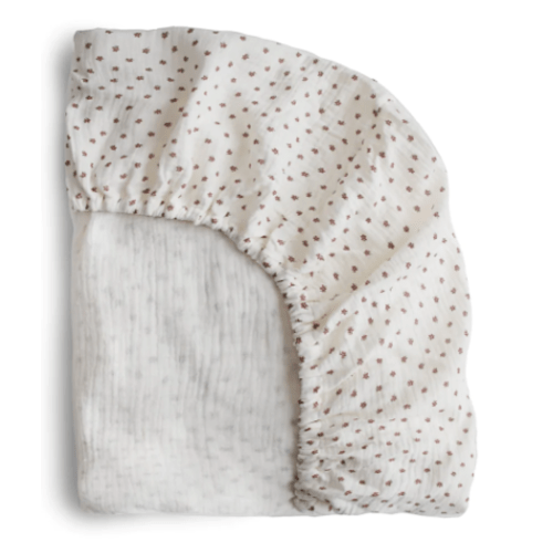 Mushie Extra Soft Muslin Crib Sheet