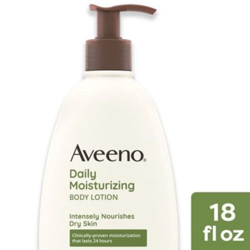Aveeno Daily Moisturizing Lotion For Dry Skin, Fragrance-free, 18oz