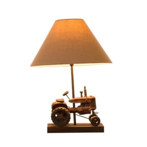 Glitzhome® Table Lamp, Farmhouse Truck