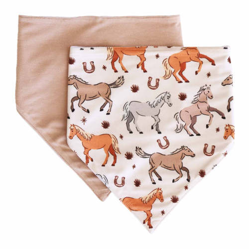 P's Ponies 2pc Bandana Bibs