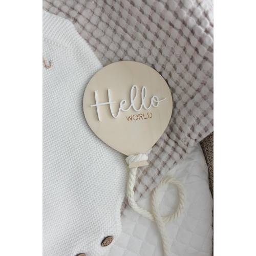 Balloon Milestone | Balloon Birth Announcement | Modern Milestones | Baby Shower gift | Boho Baby | Wooden Milestone | Newborn | Pregnancy
