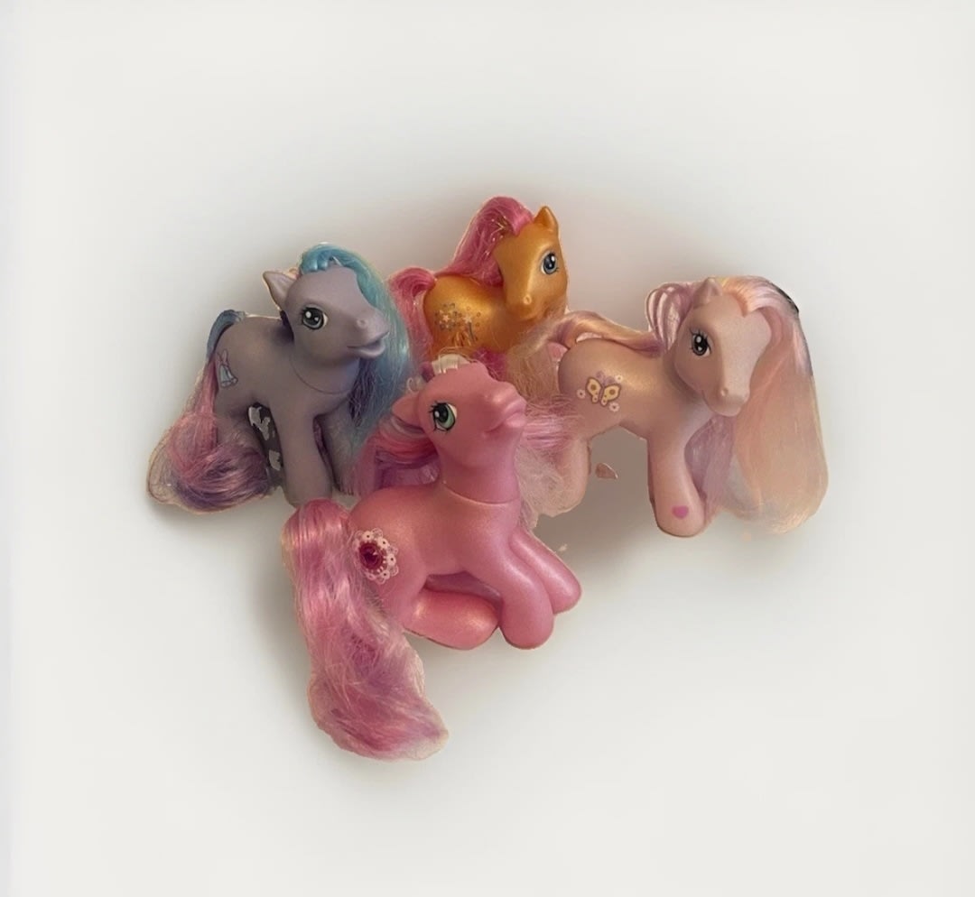 Vintage 2002-03 My Little Pony Lot Of 4