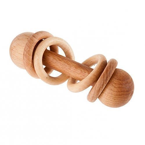 Bannor Toys Classic Baby Rattle (Wood)