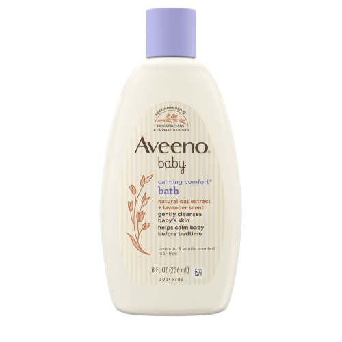 Aveeno Calming Comfort Baby Bath, Lavender And Vanilla - 8 Oz
