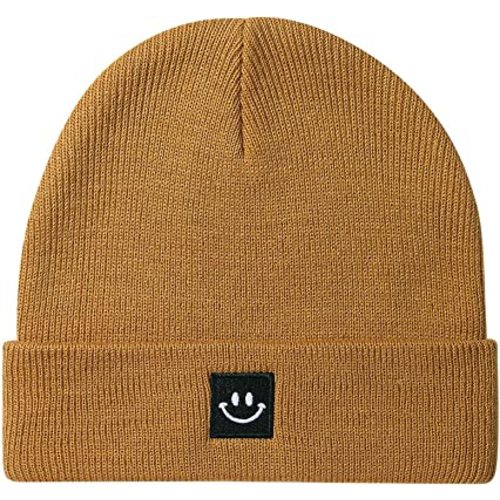 Paladoo Baby Beanie Knit Ski Hat with Cute Face for Girls Boys 0-7 Years