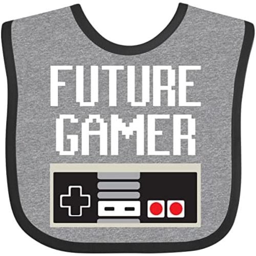 inktastic Future Gamer. Baby Bib