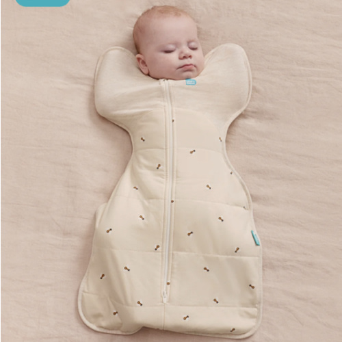 Swaddle Up™ 2.5 TOG Cotton Oatmeal Bees