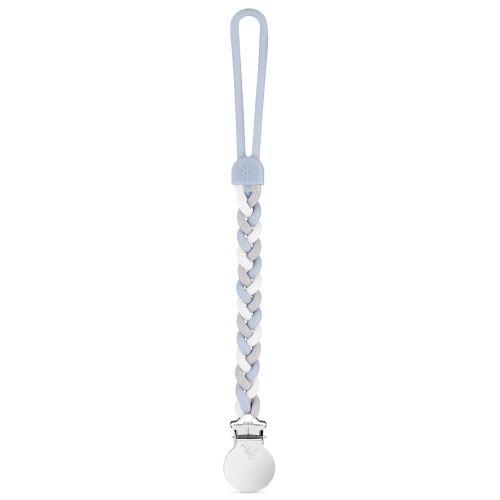 Ryan & Rose Cutie Clip Braiden Pacifier Clip - Braided Silicone (Sailboat)