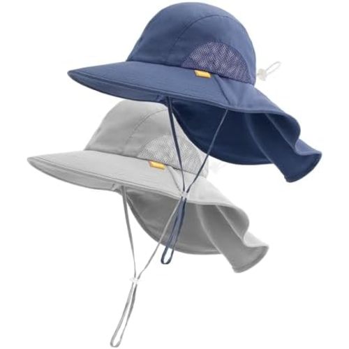 FURTALK Toddler Kids Sun Hat UPF 50+ Sun Protective Bucket Hat for Baby Summer Beach Hats