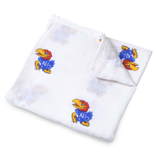 University of Kansas Swaddle Blanket – Three Little Anchors