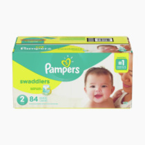 Pampers Baby Diapers - Swaddlers - Size 2, 84 Count, Ultra Absorbent Disposable Infant Diaper
