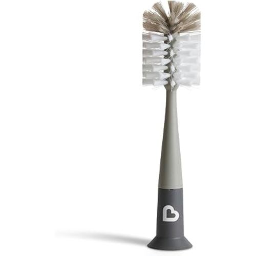 Munchkin® Bristle™ Bottle Brush, Modern Design, Grey