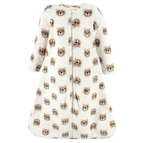 Hudson Baby Plush Long-Sleeve Sleeping Bag, Sack, Blanket, Bear, 6-12 Months