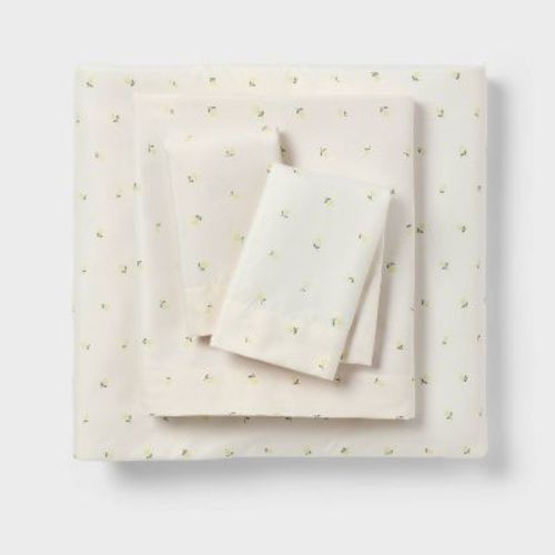 Twin/Twin XL Microfiber Sheet Set Yellow Ditsy Floral - Room Essentials™