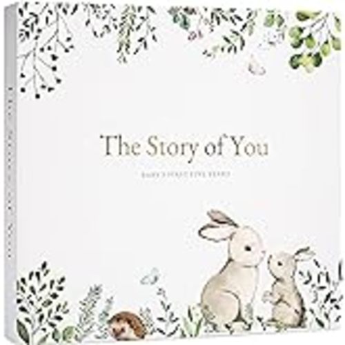 Baby's First Years Keepsake Memory Book for Boys and Girls – Timeless First 3 Year Baby Book & Box – Gender Neutral Baby Journal Scrapbook or Photo Album - A Milestone Book from Birth to Age 3