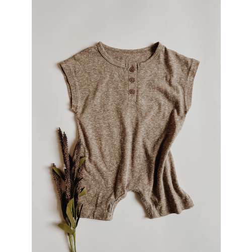 Amari Heathered Shorty Romper