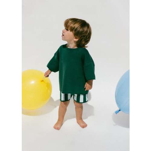 Oversized Knitted Shirt- Green