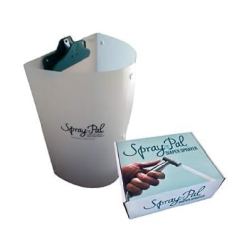 Premium Cloth Diaper Cleaning Kit – Patented Splatter Shield Made in USA + High Pressure Sprayer. Best Starter Bundle for Mess-Free Diaper Spray Cleanup.