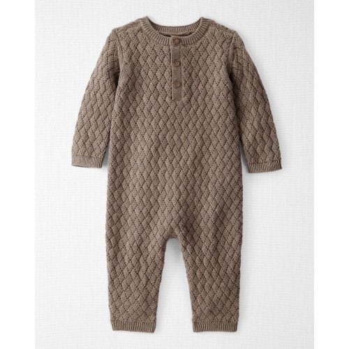 Baby Organic Cotton Sweater Knit Jumpsuit - Little Planet | Carter's