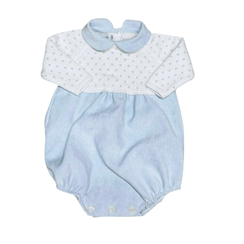 Collar Dot Corduroy Bubble