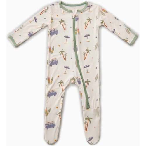 Surfboards Zippered Footie Surfboards - Bamboo Little | Maisonette