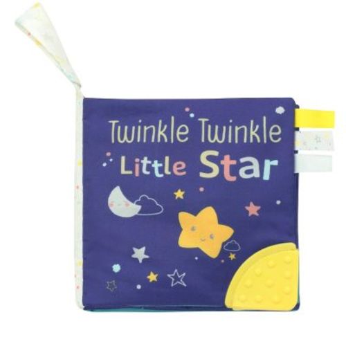 Magic Years 5 inch Soft, Crinkle Activity Book with Teether, Twinkle Twinkle Little Star