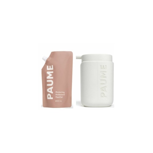 PAUME The Pump & Moisturizing Antibacterial Hand Gel Refill Bag Bundle