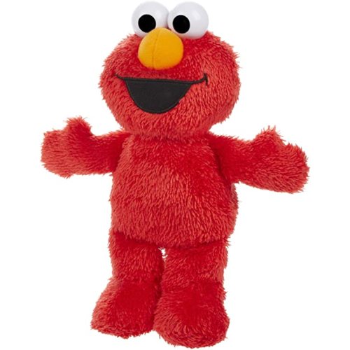 Sesame Street Little Laughs Tickle Me Elmo, Talking, Laughing 10-Inch Plush Toy for Toddlers, Kids 12 Months & Up , Red