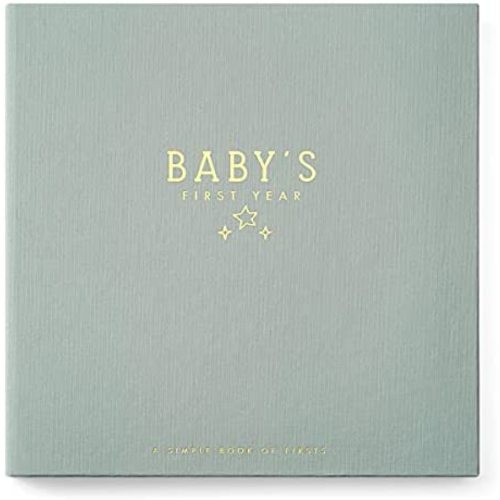 Lucy Darling Celestial Skies Theme Luxury Baby Memory Book - First Year Journal Album Photo Book To Capture Precious Memories - Keepsake Pregnancy Baby Record Book For Boy Or Girl