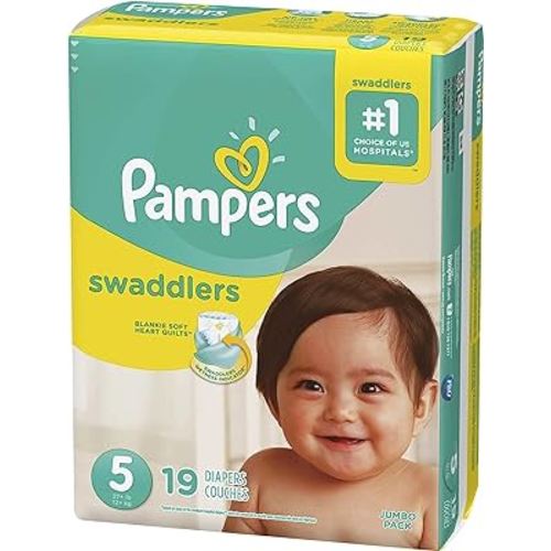 Pampers Swaddlers Active Baby Diapers Size 5 19 Count
