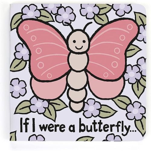 Jellycat If I Were A Butterfly Board Book for Baby