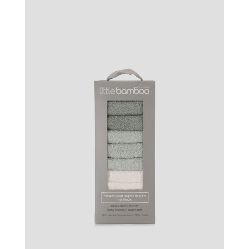 Little Bamboo Towelling Washer 10PK | babaloo