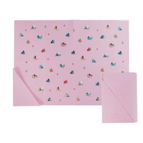 Austin Baby Co Silicone On-the-Go foldable Placemat | Portable, BPA-Free, Easy to Clean and perfect for travel for babies, toddlers and kids
