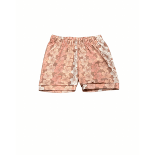 Neutral Hibiscus Shorts – Honolulu Baby Company