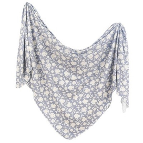 Copper Pearl Bloom Knit Swaddle Blanket, Color: Lacie