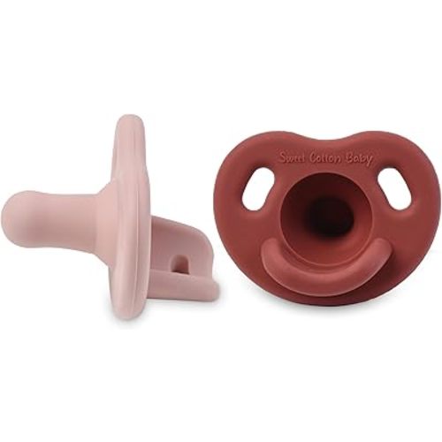 Pacifier | 100% Food-Grade Silicone | BPA-Free, Chemical-Free | Soft Soothing for Newborns, Infants & Toddlers | One-Piece Safe Design | 0-36 Months | Baby Girl & Boy Essentials