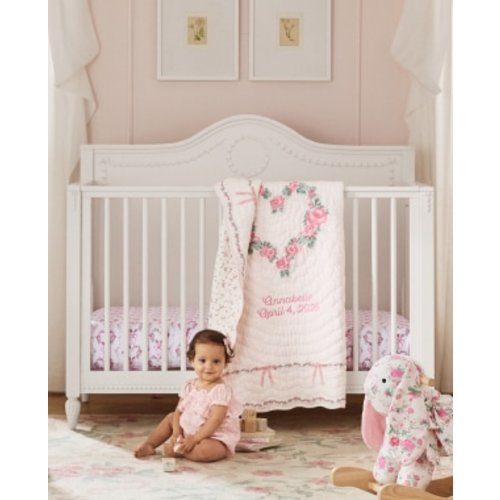 Riley Sheehey English Garden Organic Crib Fitted Sheet | Pottery Barn Kids