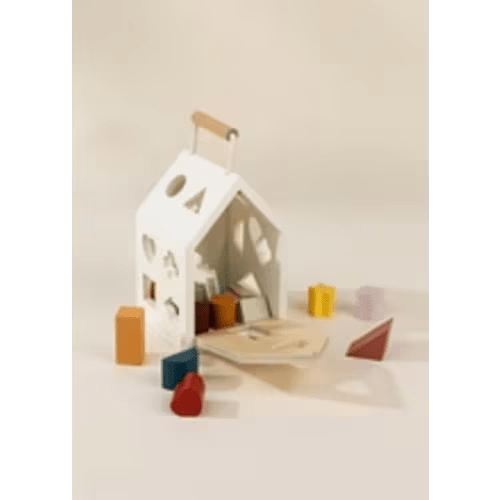 Wooden Shapes Sorting House