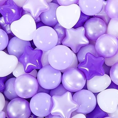 Ball Pit Balls 100 200 500 1000 Plastic Balls for Toddlers Phthalate Free BPA Free Crush Proof Balls in Reusable Play Toys for Kids with Storage Bag Indoor Outdoor