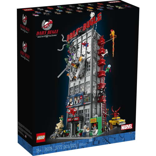 LEGO Marvel 76178 Spider-Man Daily Bugle Set with 25 Minifigures Including Miles Morales
