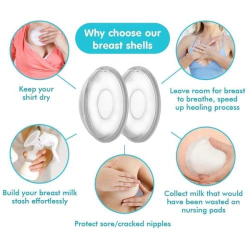 2pcs Breast Milk Collector Shells - ninemonthssober
