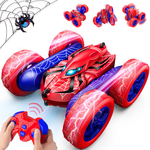 Remote Control Cars, Rechargeable Car Toys for Boys Girls, 360° Spinning Remote Control Stunt Cars for 3 4 5 6 7 8 9 10 Year Old Kids, Birthday Gifts for 3-12 Year Old Boys Girls