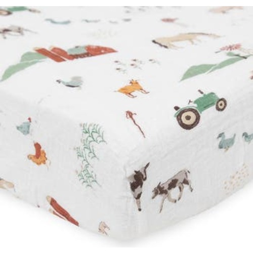 Cotton Muslin Crib Sheet